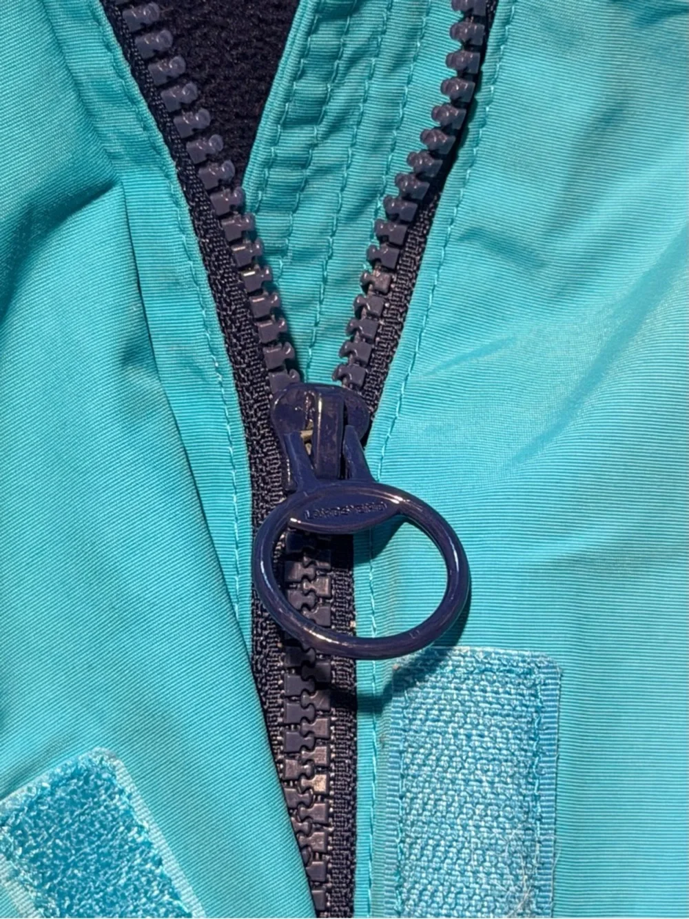 Lands' End Women's Aqua Blue Hooded Ski Jacket - Picture 4 of 10